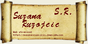 Suzana Ružojčić vizit kartica